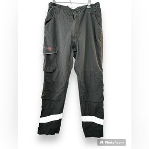 STRATA Men Cargo Pant 34x32 Flame Resistant Arc Cargo Pant Trousers SFX240 Grey